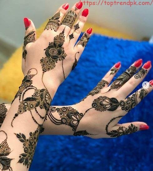 Fresh New mehndi designs 2024