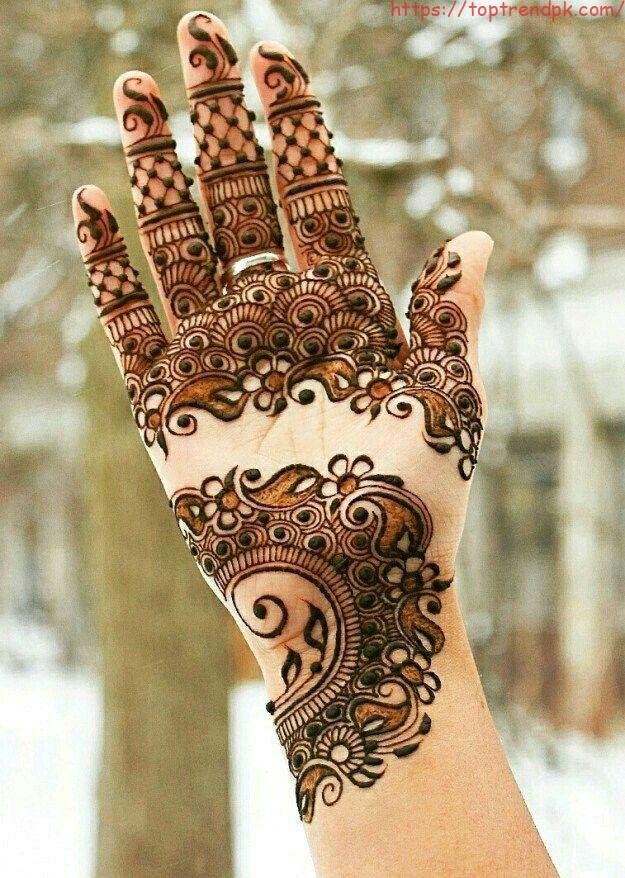 mehndi designs simple 2024