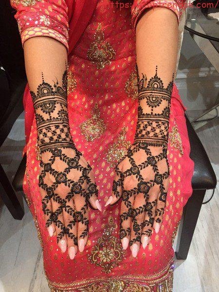 Rosette and Filigree Mehndi Designs