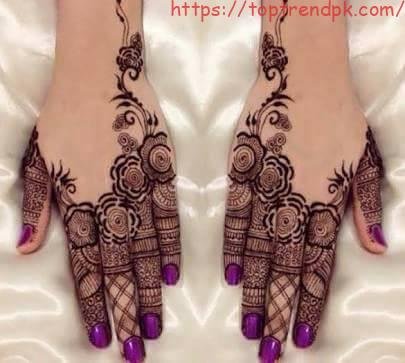 Rosette and Filigree Mehndi Designs