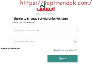 Ehsaas Undergraduate Scholarship Portal 2025 For Online Apply