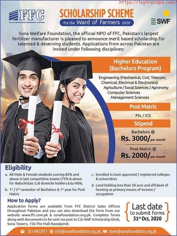 FFC Scholarship Scheme 2024