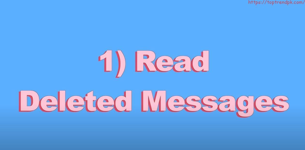 how to read deleted messages on whatsapp