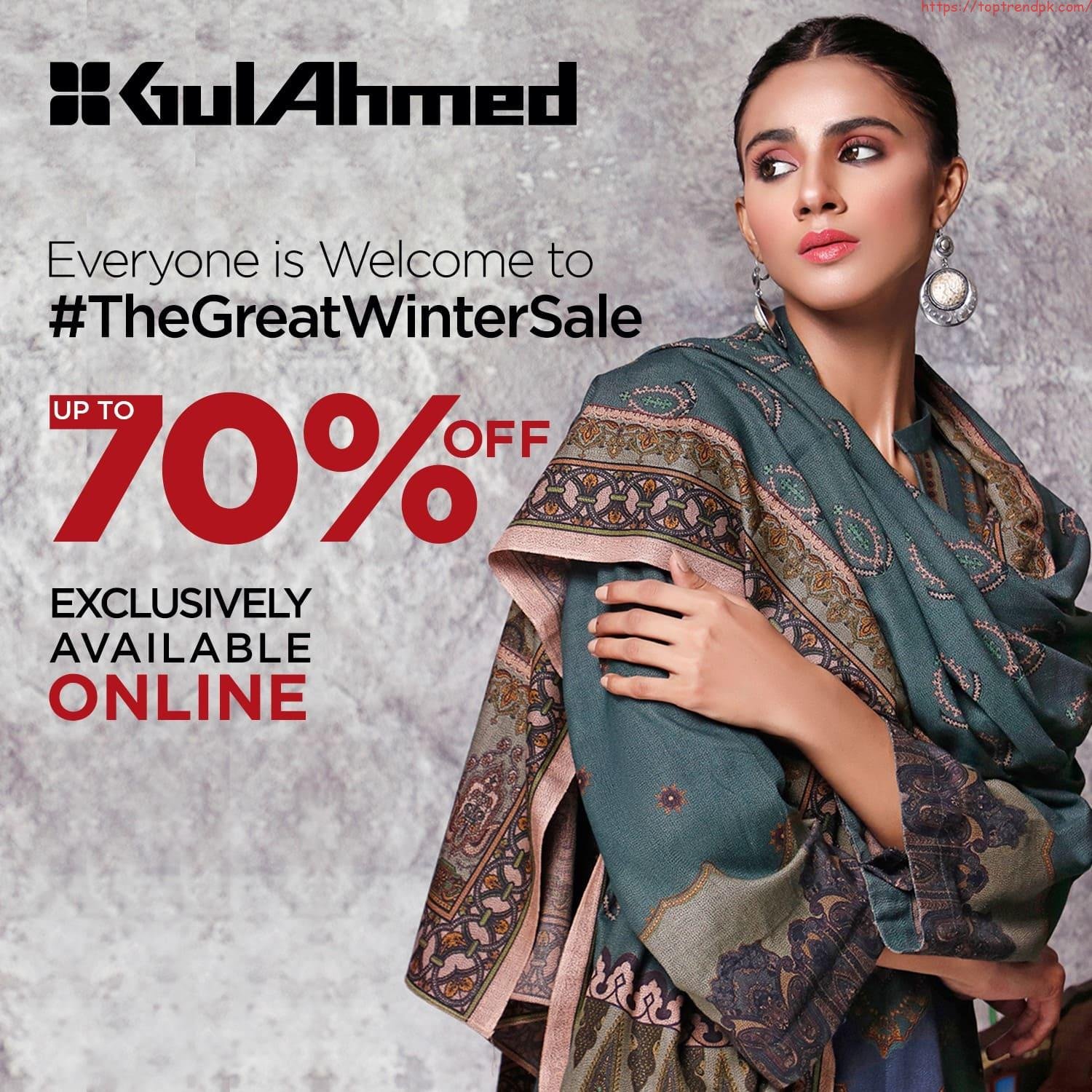 Ideas sale Gul Ahmed Winter Sale Connection 2021