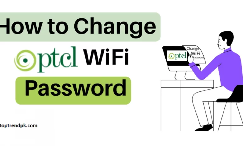 how to change ptcl wifi password