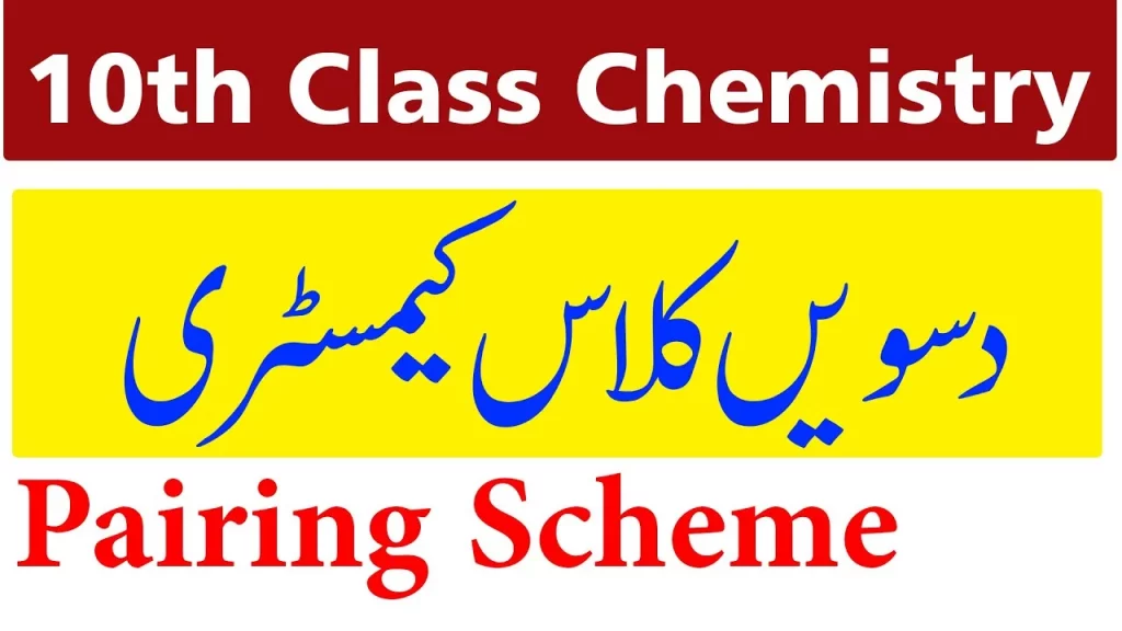 10th Class Chemistry Scheme 2022 