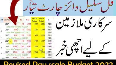 BPS Salary Chart 2022-23