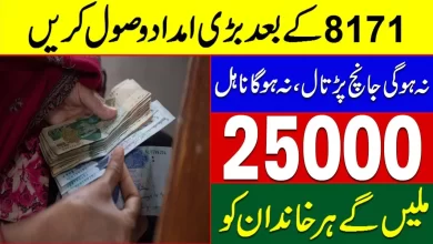 Ehsaas Program 25000 cnic check online