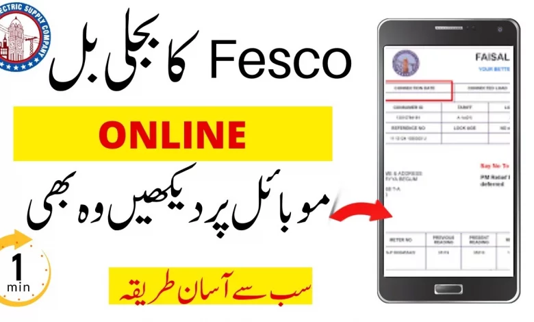 FESCO Bill Check Online 2022-2