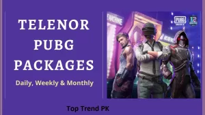 Telenor PUBG Package Monthly Code 2024 Dial *34557#