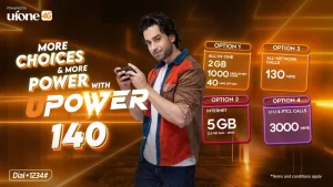 Ufone 4G Launches ‘UPower 140′ Bundles
