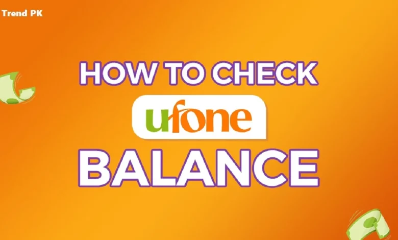 Ufone Balance Check Code