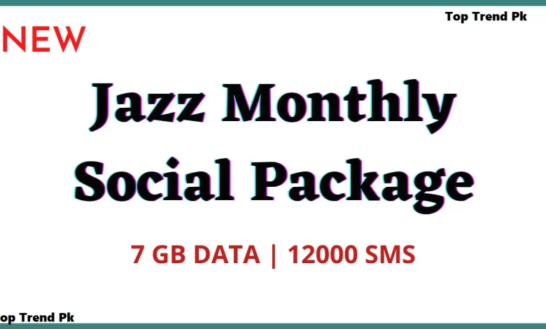 Jazz Monthly WhatsApp Package 7GB