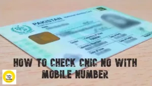 How To Check CNIC Number With Mobile Phone Number 2024