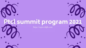 PTCL Summit Program 2025 Online Registration