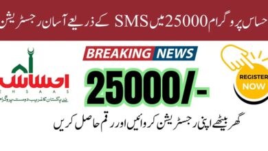 Ehsaas program registration 25000