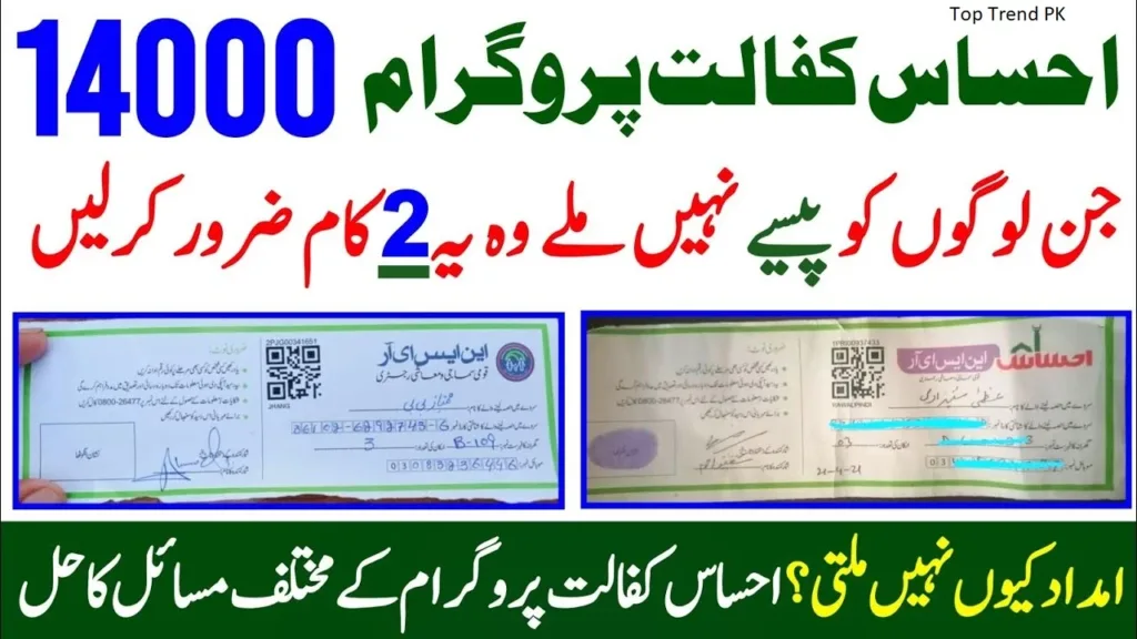 Ehsaas NADRA Survey Program 14000 Registration Online