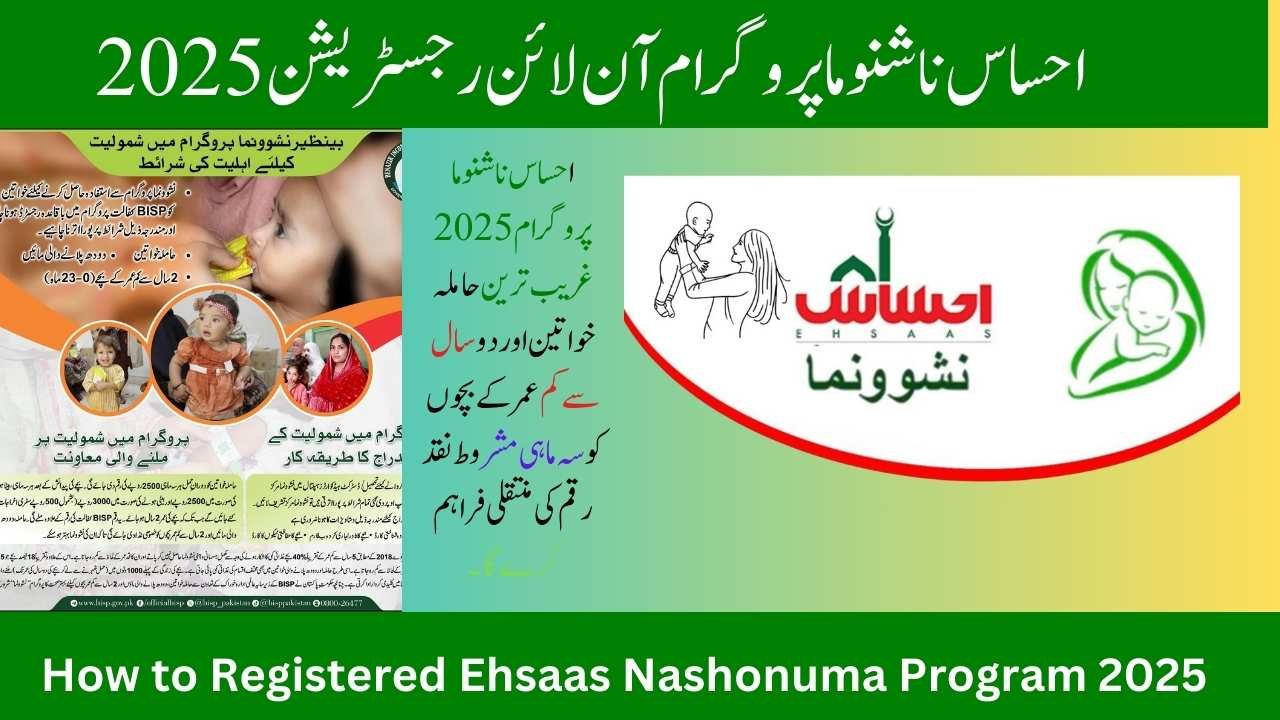 Ehsaas Nashonuma Program Online Registration 2025