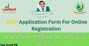 BISP Registration Form For Online Registration 2024 – Today Update Pk