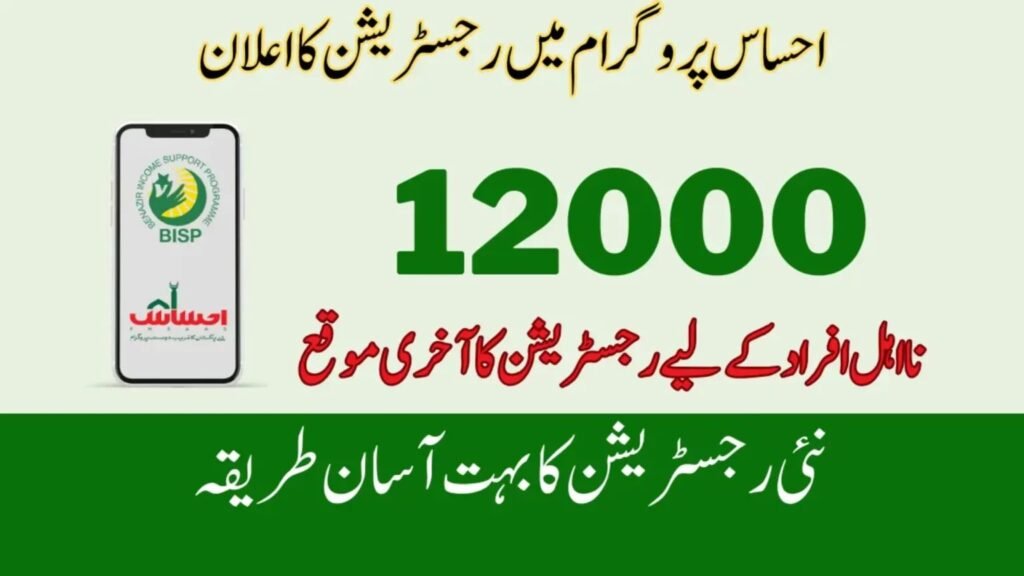 Ehsaas program 12000 online check