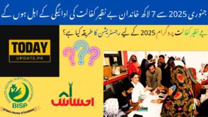 7 Lakh Families Eligible For Benazir Kafaalat Payment In 2025