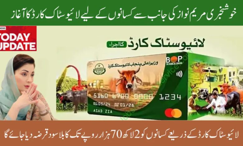 Nawaz Sharif Livestock Card Apply Online