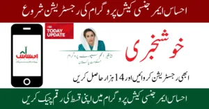 Ehsaas Emergency Cash Program 14000 Registration