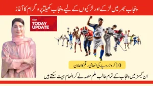 Khelta Punjab Games 2024 By Maryam Nawaz Sharif – Complete Information