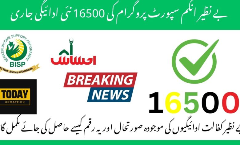 BISP 16500 New Payment Update