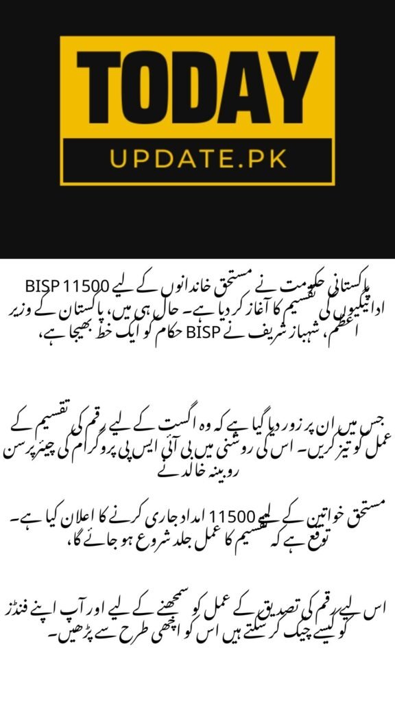 BISP 11500 Payments