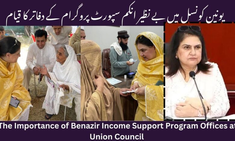 Establishment of Benazir Income Support Program Offices at Union Council