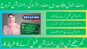 Baitul Mal Punjab Registration Begins For Disabled Persons 2025