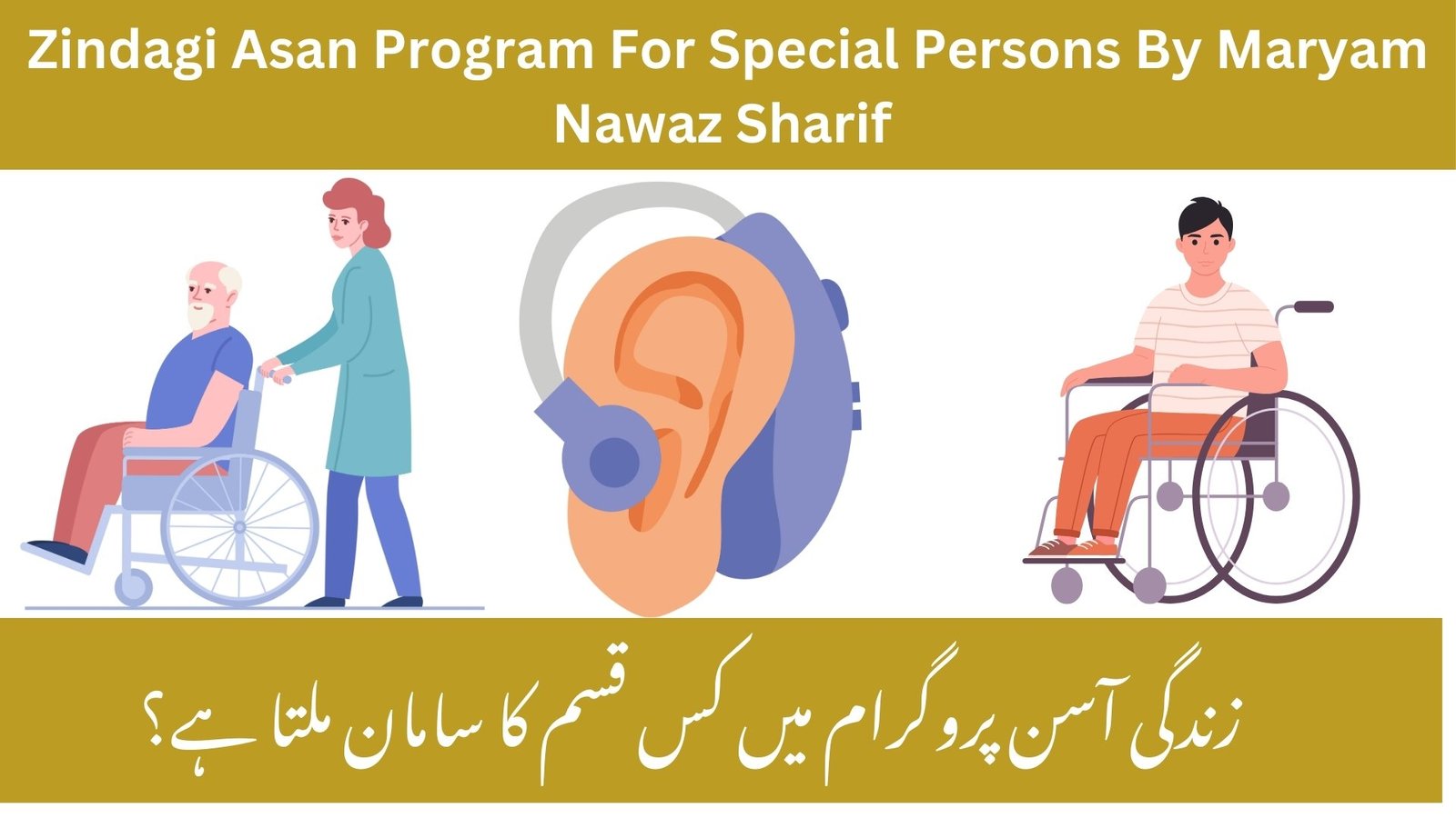 Zindagi Asan Program For Special Persons By Maryam Nawaz Sharif