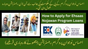 Ehsaas Nojawan Program Online Registration Reopens by KPK Government
