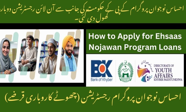 Ehsaas Nojawan Program Registration (Small Business Loans)